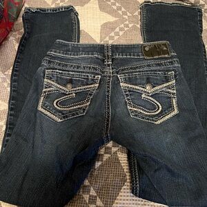 Silver jeans